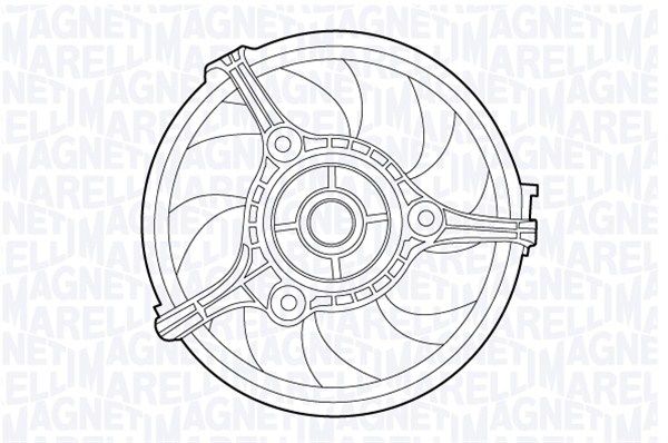 MAGNETI MARELLI Ventilaator,mootorijahutus 069422468010